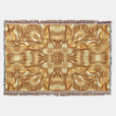 Lovely golden abstract pattern deken (Voorkant)