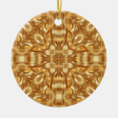 Lovely golden abstract pattern keramisch ornament (Voorkant)
