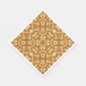 Lovely golden abstract pattern servet (Hoek)