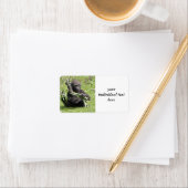 Lovely Gorilla Baby Etiket (Insitu)