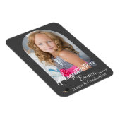 Lovely Grey Gefeliciteerd JK Afstuderen Foto Magneet (Rechterzijde)