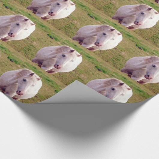 Lovely Grey Pony Cadeaupapier (Hoek)