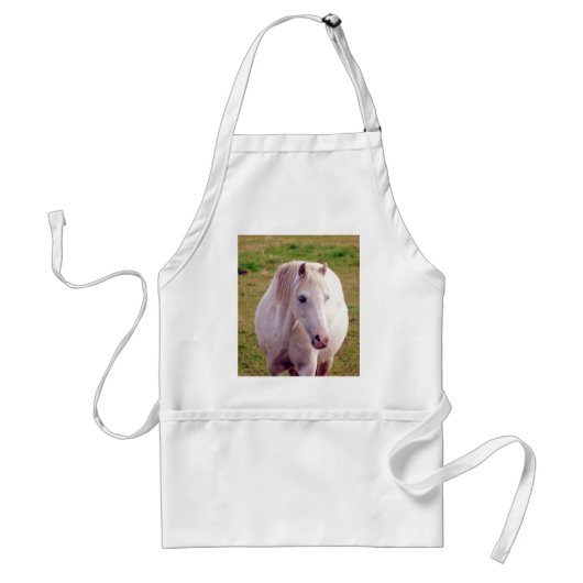 Lovely Grey Pony Standaard Schort (Voorkant)