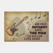 Lovely Guitar Doormat - Custom Gift Deurmat (Voorkant)