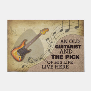 Lovely Guitar Doormat - Custom Gift Deurmat