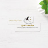 Lovely Halloween Baby shower Measure Belly Kaart (Bureau)