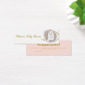 Lovely Halloween Baby shower Measure Belly Kaart (Bureau)