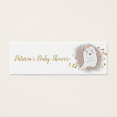 Lovely Halloween Baby shower Measure Belly Kaart (Voorkant)