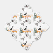 Lovely Halloween Seamless Patroon Bedankdoosjes (Uitgevouwen)