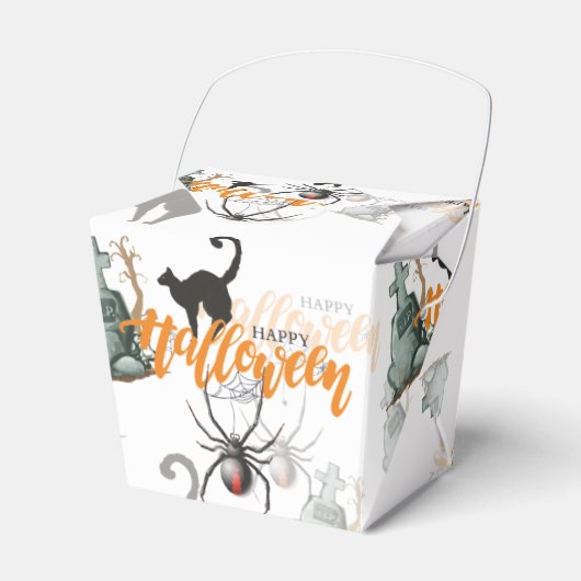 Lovely Halloween Seamless Patroon Bedankdoosjes (Voorkant Zijde)