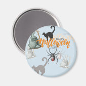 Lovely Halloween Seamless Patroon Magneet (Voorkant / Achterkant)