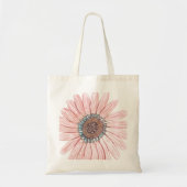 Lovely Hand Sketched Flower Tote bag (Voorkant)