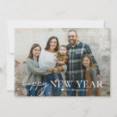 Lovely Happy Nieuwjaarsfotokaart Feestdagenkaart (Voorkant)