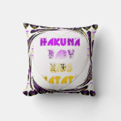 Lovely Heart Hakuna Matata Baby Kinder design Kussen (Voorkant)