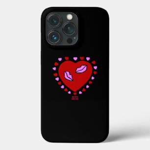 Lovely Heart Kisses Apple iPhone 13 Pro-Hoesje Case-Mate iPhone Case
