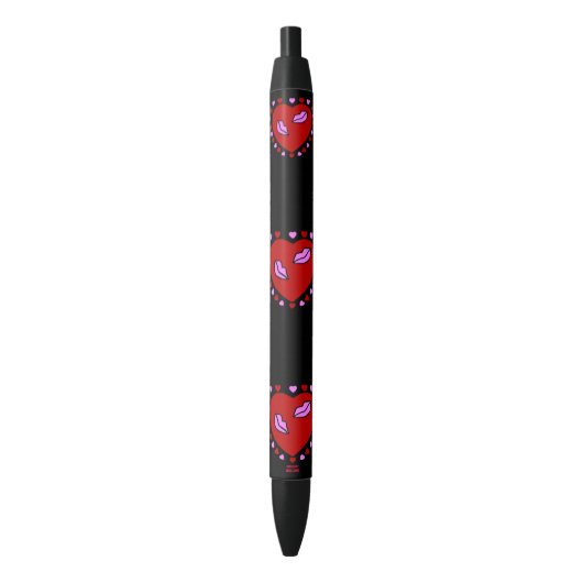 Lovely Heart Kisses Pen (Voorkant Verticaal)