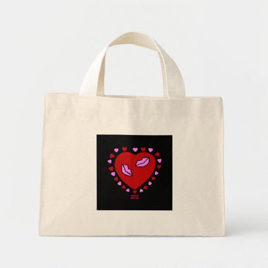 Lovely Heart Kisses Tiny Tas (Voorkant)