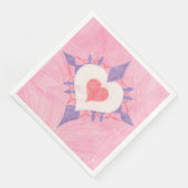 Lovely Heart Servet (Hoek)