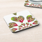 Lovely Hearts Humanitarian Day De wereld heeft lie Bier Onderzetter (Linkerzijde)