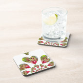 Lovely Hearts Humanitarian Day De wereld heeft lie Bier Onderzetter (Rechterzijde)