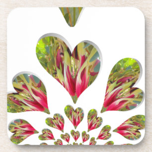 Lovely Hearts Humanitarian Day De wereld heeft lie Bier Onderzetter