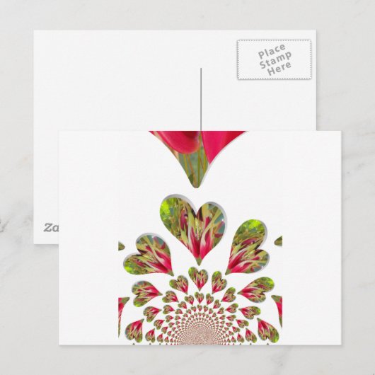 Lovely Hearts Humanitarian Day De wereld heeft lie Briefkaart (Voorkant / Achterkant)