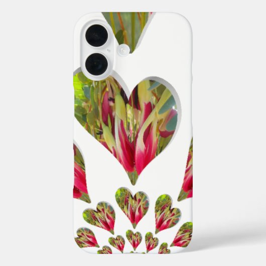 Lovely Hearts Humanitarian Day De wereld heeft lie Case-Mate iPhone Case (Achterkant)
