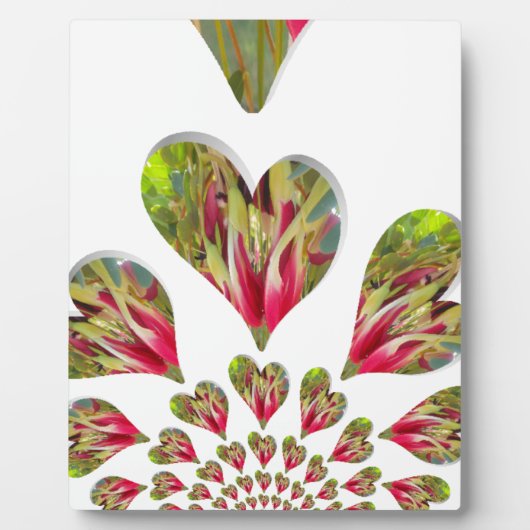 Lovely Hearts Humanitarian Day De wereld heeft lie Fotoplaat (Voorkant)