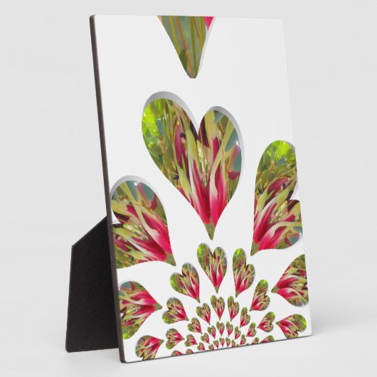 Lovely Hearts Humanitarian Day De wereld heeft lie Fotoplaat (Zijkant)