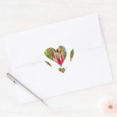 Lovely Hearts Humanitarian Day De wereld heeft lie Hart Sticker (Envelop)