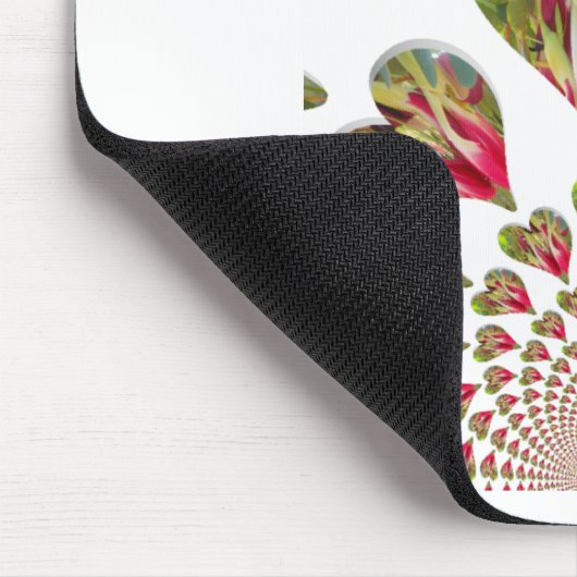 Lovely Hearts Humanitarian Day De wereld heeft lie Muismat (Hoek)