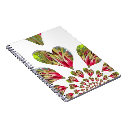 Lovely Hearts Humanitarian Day De wereld heeft lie Notitieboek (Rechterzijde)