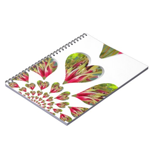 Lovely Hearts Humanitarian Day De wereld heeft lie Notitieboek (Linkerzijde)