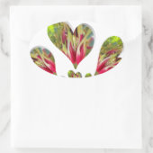 Lovely Hearts Humanitarian Day De wereld heeft lie Ovale Sticker (Tas)