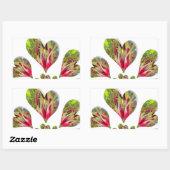 Lovely Hearts Humanitarian Day De wereld heeft lie Rechthoekige Sticker (Vel)