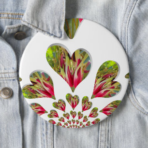Lovely Hearts Humanitarian Day De wereld heeft lie Ronde Button 6,0 Cm