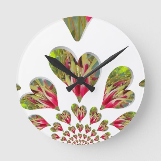 Lovely Hearts Humanitarian Day De wereld heeft lie Ronde Klok (Voorkant)