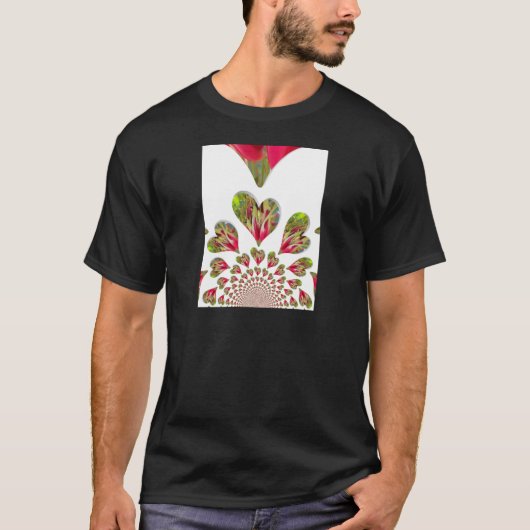 Lovely Hearts Humanitarian Day De wereld heeft lie T-shirt (Voorkant)