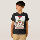 Lovely Hearts Humanitarian Day De wereld heeft lie T-shirt (Voorkant volledig)