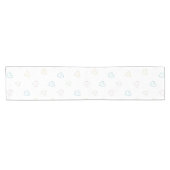 Lovely hearts pattern - Shower Curtain - Large Korte Tafelloper (Horizontaal)