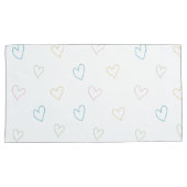 Lovely hearts pattern - Shower Curtain - Large Kussensloop (Voorkant-Rechts)