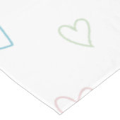Lovely hearts pattern - Shower Curtain - Large Tafelkleed (Gekanteld)