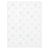 Lovely hearts pattern - Shower Curtain - Large Tafelkleed (Voorkant)