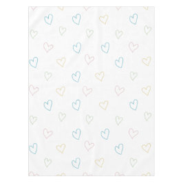 Lovely hearts pattern - Shower Curtain - Large Tafelkleed