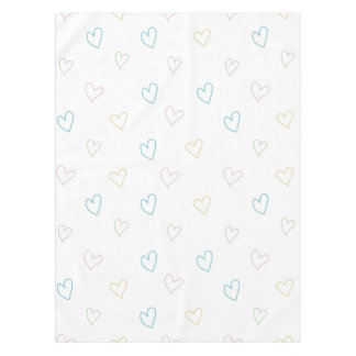 Lovely hearts pattern - Shower Curtain - Large Tafelkleed