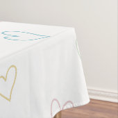 Lovely hearts pattern - Shower Curtain - Large Tafelkleed (Voorbeeld)