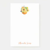Lovely Herfst Pumpkin Post-it® Notes (Voorkant)