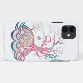 Lovely Hill Intricate Heart Tree-illustratie Case-Mate iPhone Case (Achterkant (horizontaal))
