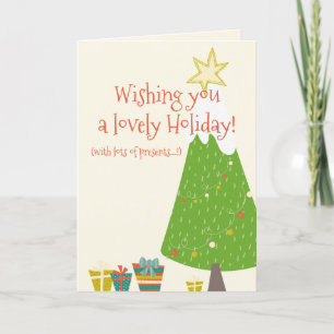 Lovely Holiday - Grappig kerstfeest Kaart