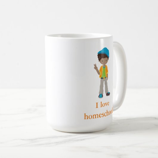 Lovely homeschool koffiemok (Voorkant rechts)